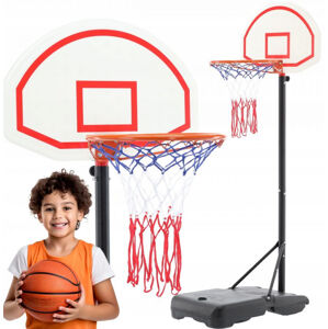 Basketbalový koš s nastavitelným stojanem 165 - 205 cm