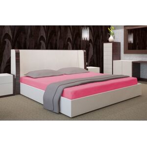 Bavlněná růžová plachta na postel