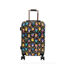 Dětský cestovní kufr s krásnými sovičkami 45l