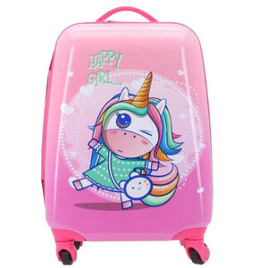 Dětský cestovní kufr s veselým jednorožcem 32 l