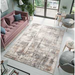 Elegantní koberec s uměleckým potiskem