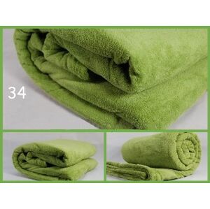 Jemna hřejivá deka barva zelená