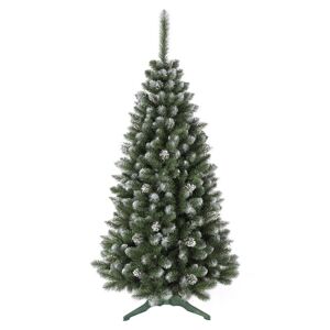 Jemně zasněžený umělý vánoční stromek smrk 180 cm