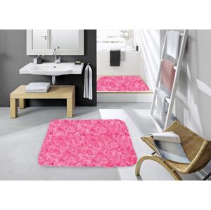 Koupelnový koberec růžové barvy 50 x 70 cm