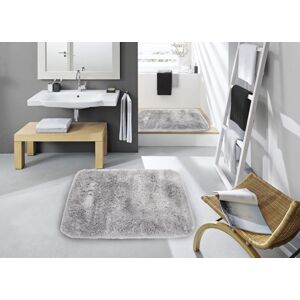 Koupelnový kobereček světle šedé barvy 60 x 90 cm