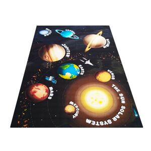 Krásný dětský koberec se vzorem planet