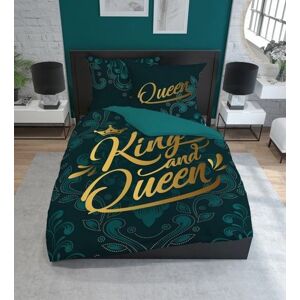 Luxusné bavlnené posteľné obliečky smaragdovo zelenej farby