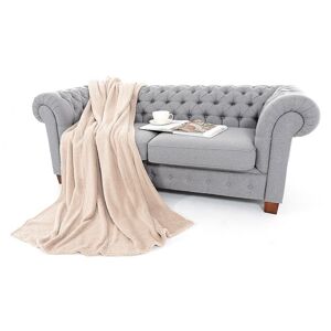 Luxusní deka v béžové barvě 150 x 200 cm
