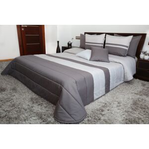 Luxusní přehozy na postel v šedých barvách