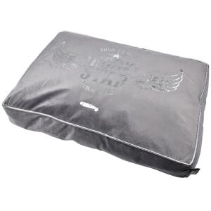 Moderní pelíšek v šedé barvě s potiskem 60x45cm