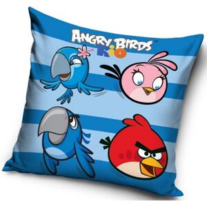 Modré obliečky na vankúše Angry Birds