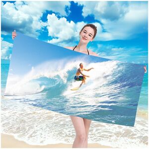 Plážová osuška s motivem surfaře 100 x 180 cm