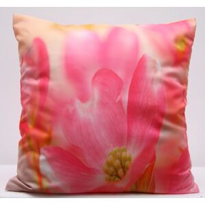 Růžové povlaky na polštáře s motivem růžového květu