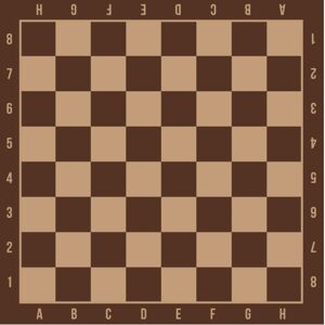 Šachy pro děti nálepka na stůl 54 x 54 cm