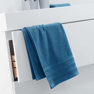 Savý ručník z měkké bavlny v modré barvě 50 x 90 cm