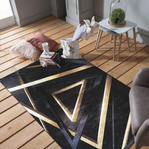 Stylový koberec s geometrickým motivem