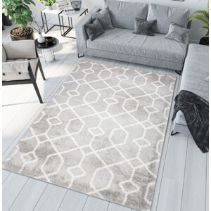 Stylový koberec s geometrickým vzorem