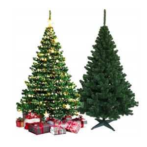 Tradiční zelený vánoční stromeček 220 cm pro krásné vánoční období