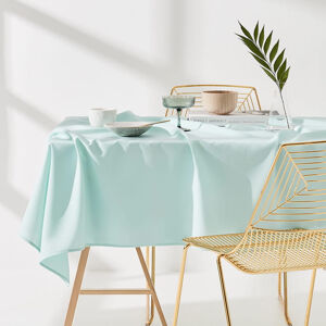 Ubrus na stůl v mentolové barvě 140 x 220 cm